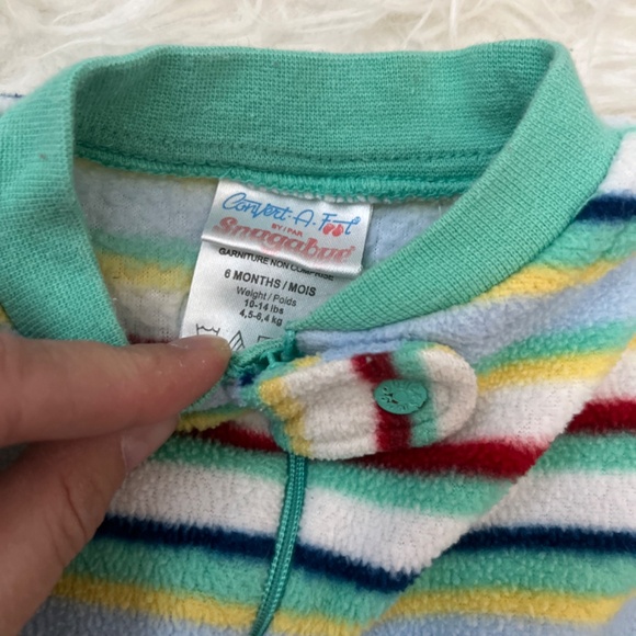 6 m vintage sungabye fleece sleeper - Picture 4 of 5